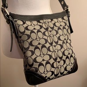 Coach Vintage Signature Black Crossbody Bag